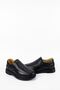 Men's Black Genuine Leather Orthopedic Casual Shoes - 2
