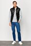 Men's Black Pmp Standard Fit Casual Vest - 3