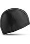 Home Swimming Cap, Stretch Fabric Flexible Fabric, Ideal for Pool and Sea, Black Cloth Cap - 2