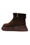 Women's Fur Lined Casual Daily Boots 25K 25K435 Z Brown - 3