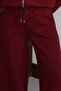 Women's 3 Thread Fleece Inside High Waist Çı piped Alazzo Sweatpants 1144 - 5