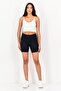 Women Fitted Fit Running Shorts, Black - 3