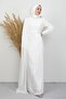 İlkin Yoryo Evening Dress White - 4