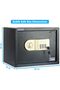 Large Safe Box A4 Documents Size Digital Lock and Key 11kg (30x38x30 cm) RB30AJ Black - 6