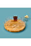 Striped 6-Piece Tea Cup Set with Handles - Transparent - 2