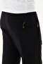 Men's Cotton Zippered Pocket Sweatpants Black 7814-S - 8