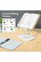 MNKXL 360° Rotating Book Stand for Hands-Free Reading, Cookbook & Tablet Holder - 5