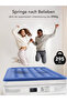 Inflatable Mattress with Inflation & Deflation Pump in Just 3Minutes for Home 203 x 152 x 46 cm - 6