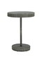 Garden Table Grey 75.5x106 cm Poly Rattan