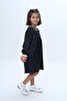 Girl's Collar Buttoned Ruffle Dress - 4