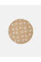 Beige Printed Round Placemat