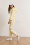 Women's Yellow Color Detailed Fleece-Lined Thick Winter Tracksuit Set Etkm-0000073 - 6