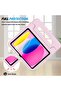 Kids Case for iPad 11th/10th Gen with Pencil Holder - Lightpink - 3
