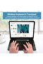 Touchpad Keyboard Case for iPad Pro 12.9 (3rd-6th Gen) - 360° Rotation, Backlit, Trackpad, - 3