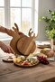 Raisio 2-Piece Acacia Deer Presentation Plate |   Cheese and Snack Serving Plate |   Decorative Presentation Product