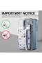 Stick-On Leather Card Holder Adhesive Wallet for Phone Cases - Blue - 7