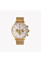 Men's Gold Stainless Steel Analog Watch | ZK127G2MS-T9
