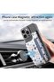 Stick-On Leather Card Holder Adhesive Wallet for Phone Cases - Blue - 6