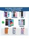 5 Pcs Phone Wallet Sticky Silicone Card Holder (Black/White/Gray/Pink/Blue) - 4
