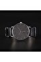 Men's Silver Stainless Steel & Black Watch | ZK130G5LS-31S - 5