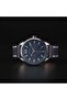 Men's Silver Stainless Steel & Blue Leather Watch | ZK131G2LS-4141 - 5
