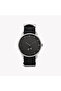 Men's Silver Stainless Steel & Black Watch | ZK130G5LS-31S
