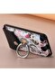Magnetic Phone Card Wallet Holder - Floral Black, 5-Card, MagSafe Compatible - 4