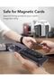 MagSafe Wallet (HaloLock) - 3-Card Vegan Leather, Secure-Grip Loop, Black - 7