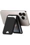 Magnetic Wallet Card Holder with Stand fit for iphone, RFID Blocking, 5-Card Capacity, Black