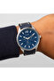 Men's Silver Stainless Steel & Blue Leather Watch | ZK131G2LS-4141 - 6