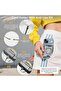 Cyberpunk MagSafe Magnetic Wallet with RFID Protection, Holds 3 Cards, White - 4