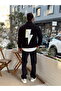 سترة رياضية من نوع Back Lightning مطبوع باللون الأسود