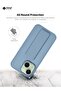 غطاء واقٍ مغناطيسي 3 في 1 مع حزام معصم وحامل لهاتف iPhone 15 Plus - 5
