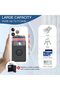 5 Pcs Phone Wallet Sticky Silicone Card Holder (Black/White/Gray/Pink/Blue) - 2
