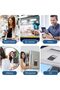 5 Pcs Phone Wallet Sticky Silicone Card Holder (Black/White/Gray/Pink/Blue) - 7
