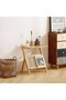 OneDcor Boho Rattan Nightstand - Bamboo Side Table with Glass Top - 3