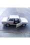 Pull Back Metal Model Car 1968 Bmw 2002Ti 1:32 Scale Opening Doors White 11.5 cm - 5