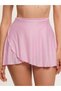 Bubblegum Pink Wrap Skirt with Ties - Tie-Up Ballerina Yoga Pilates Skirt