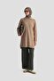 Polo Neck Knitwear Tunic 25Kd7003 Camel - 2