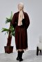 Ethnic Patterned Tassel Tricot Kimono - 5