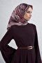 Abstract Patterned Pure Silk Twill Scarf 9423D 87