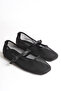 Black Mesh Women's Ballet Flats – Orthopedic, Mesh, Comfortable, Bow, Casual Shoes, Maya - 5