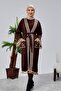 Ethnic Patterned Tassel Tricot Kimono - 2