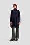 Polo Neck Knitwear Tunic 25Kd7003 Navy Blue
