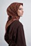 وشاح من نسيج التويل الحريري الخالص بنمط مونوغرام 9412D 35 - 3