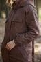 Pul Embroidered Quilted Lining Coat - 5