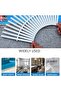 Swimming Pool Overflow Grating Anti-Slip ABS Pool Grille (10 Meter / 450 Pcs) - 5