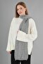 Long Knitting Scarf with Knitting Detail(E24-Starf-Kdn) - 3