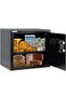 Safe Box Digital Lock with Key, 35x38x30cm, Black (RB-35EGX) - 3