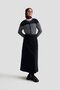 تنورة قلم رصاص 25KD1302 أزرق داكن - 2